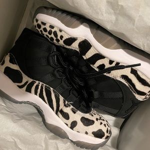 Air Jordans Women’s 11 Size 5 “Animal Instinct”